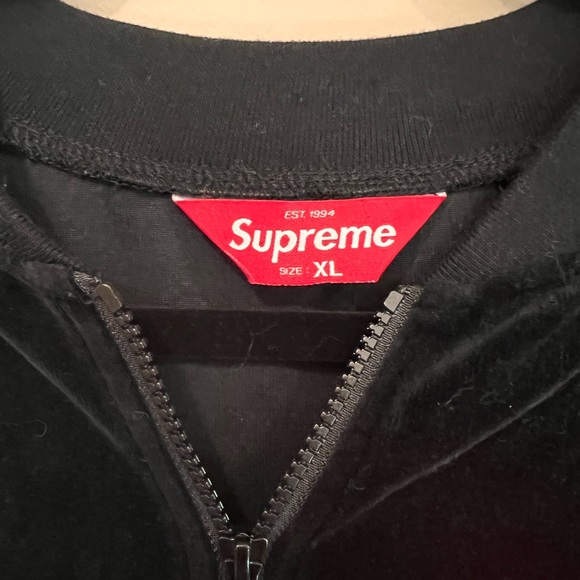 Supreme Velour Zip Up Jacket Men’s - Picture 6 of 7